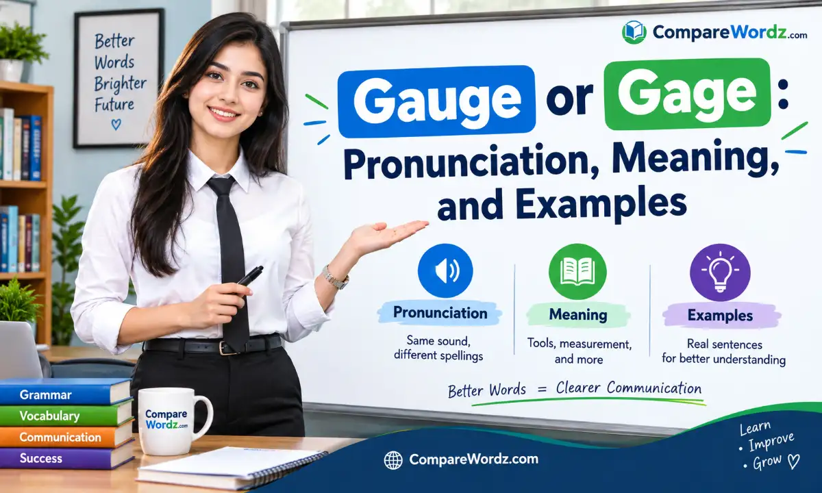 Gauge or Gage: Pronunciation, Meaning, and Examples